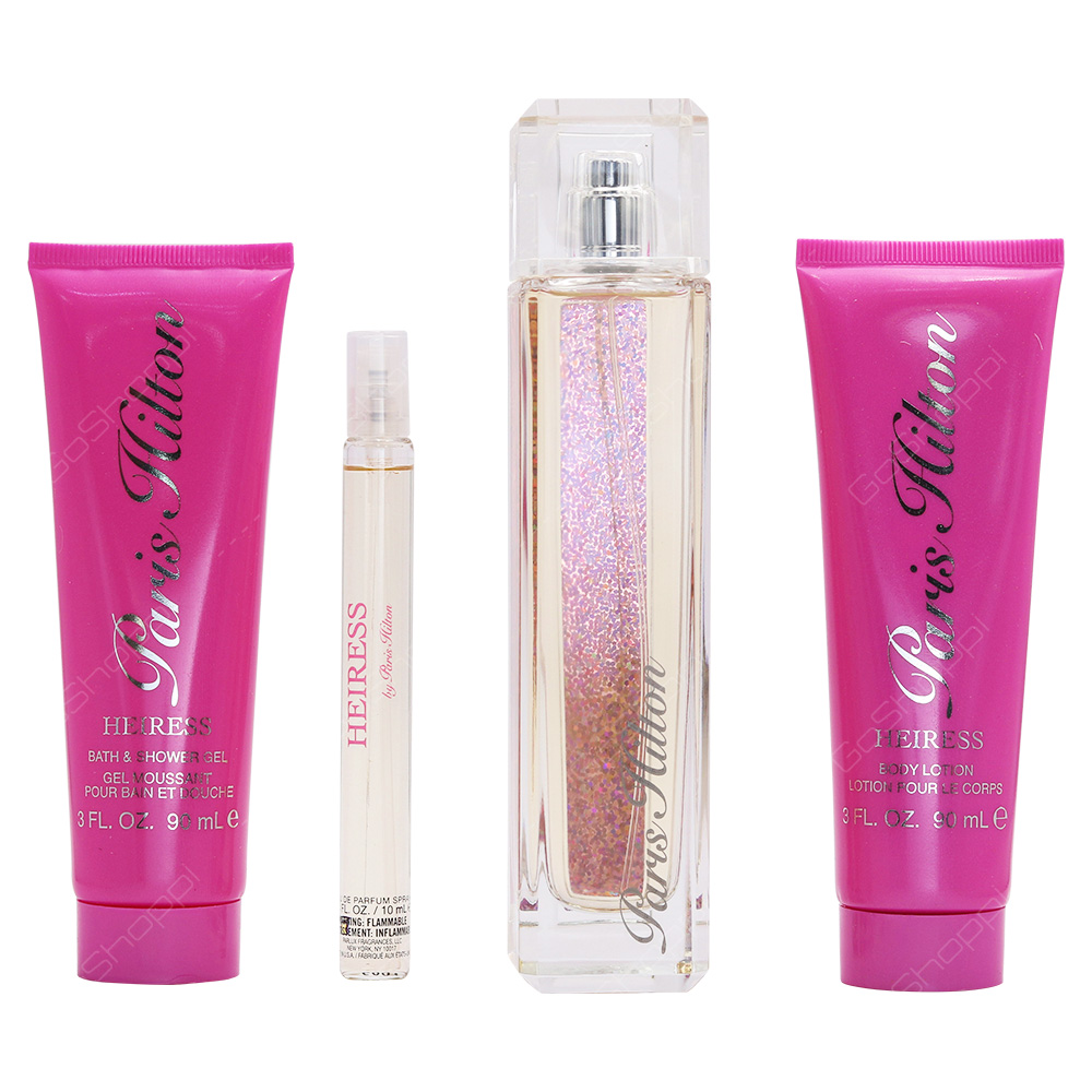 Paris Hilton Heiress Gift Set For Women 4pcs
