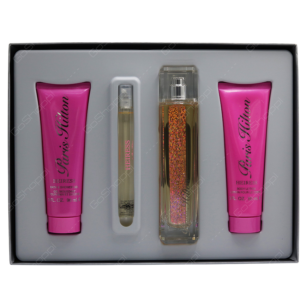 Paris Hilton Heiress Gift Set For Women 4pcs