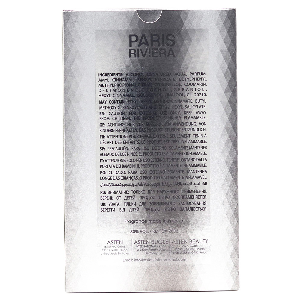 Paris Riviera 24/7 Man Eau De Toilette 100ml