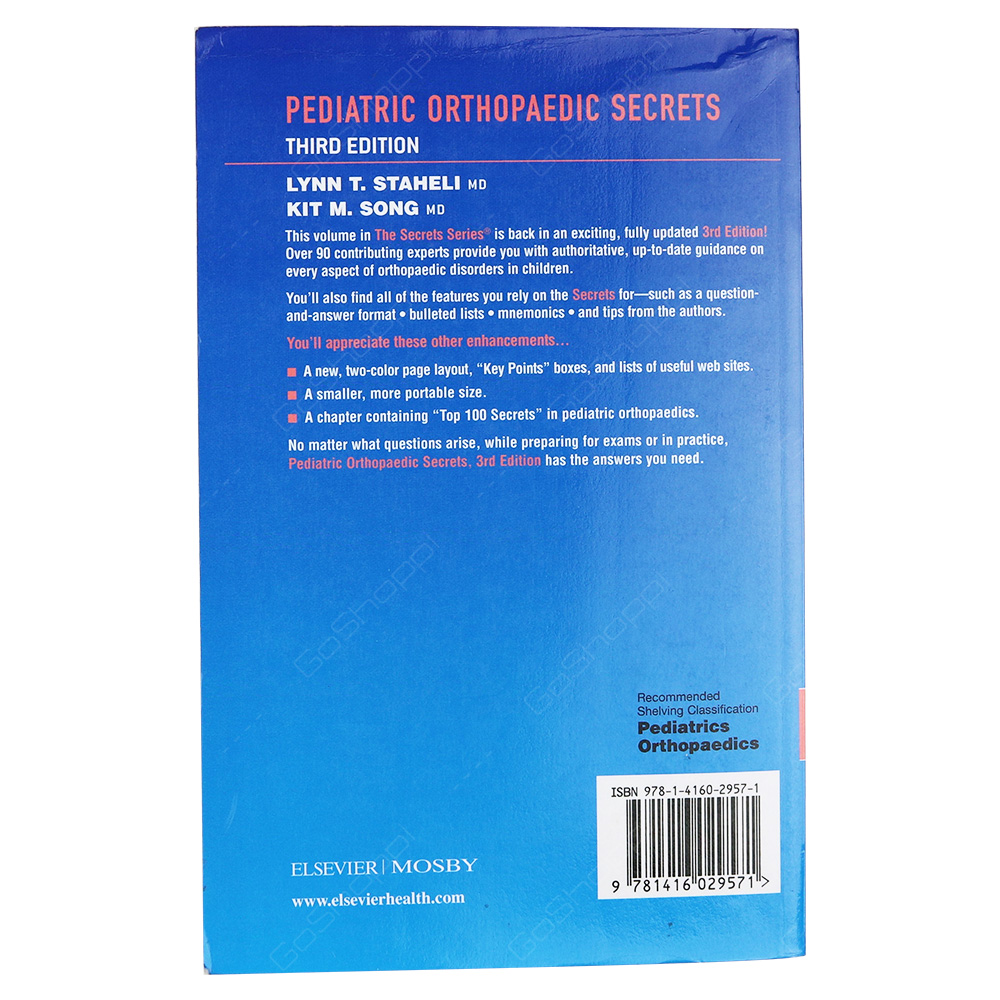 Pediatric Orthopaedic Secrets Third Edition