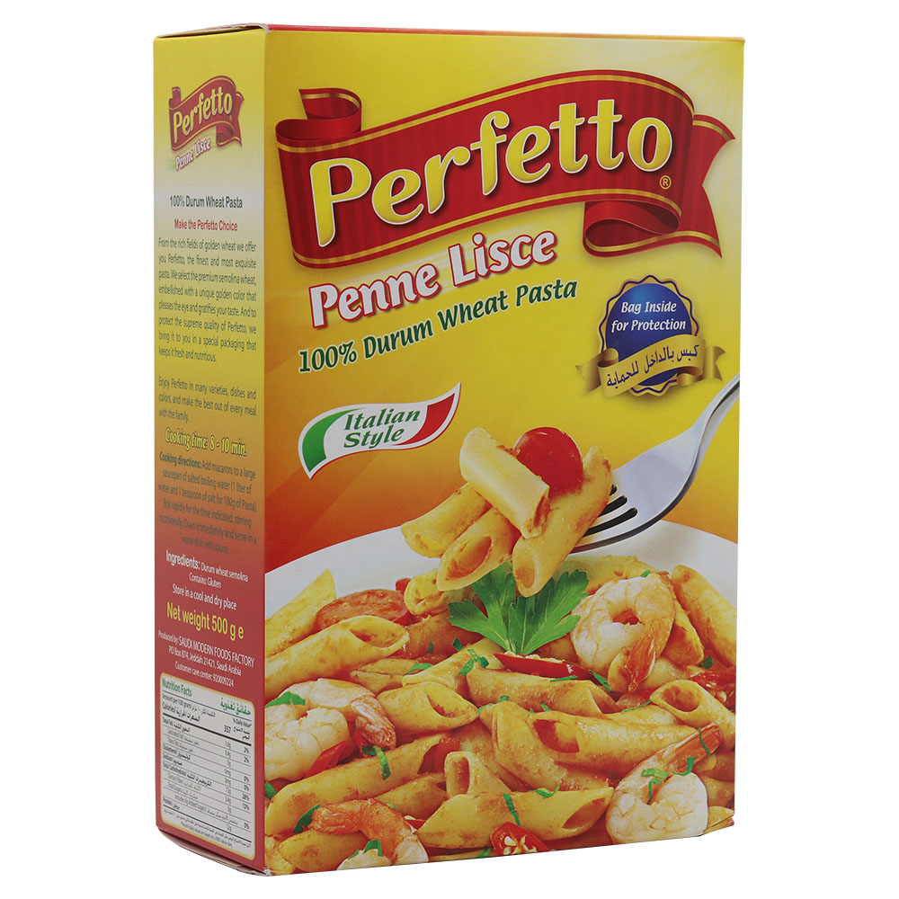 Perfetto Penne Lisce 500g