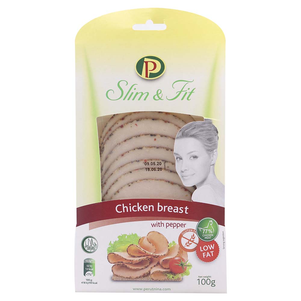 Perutnina Chicken Breast With Pepper 100g