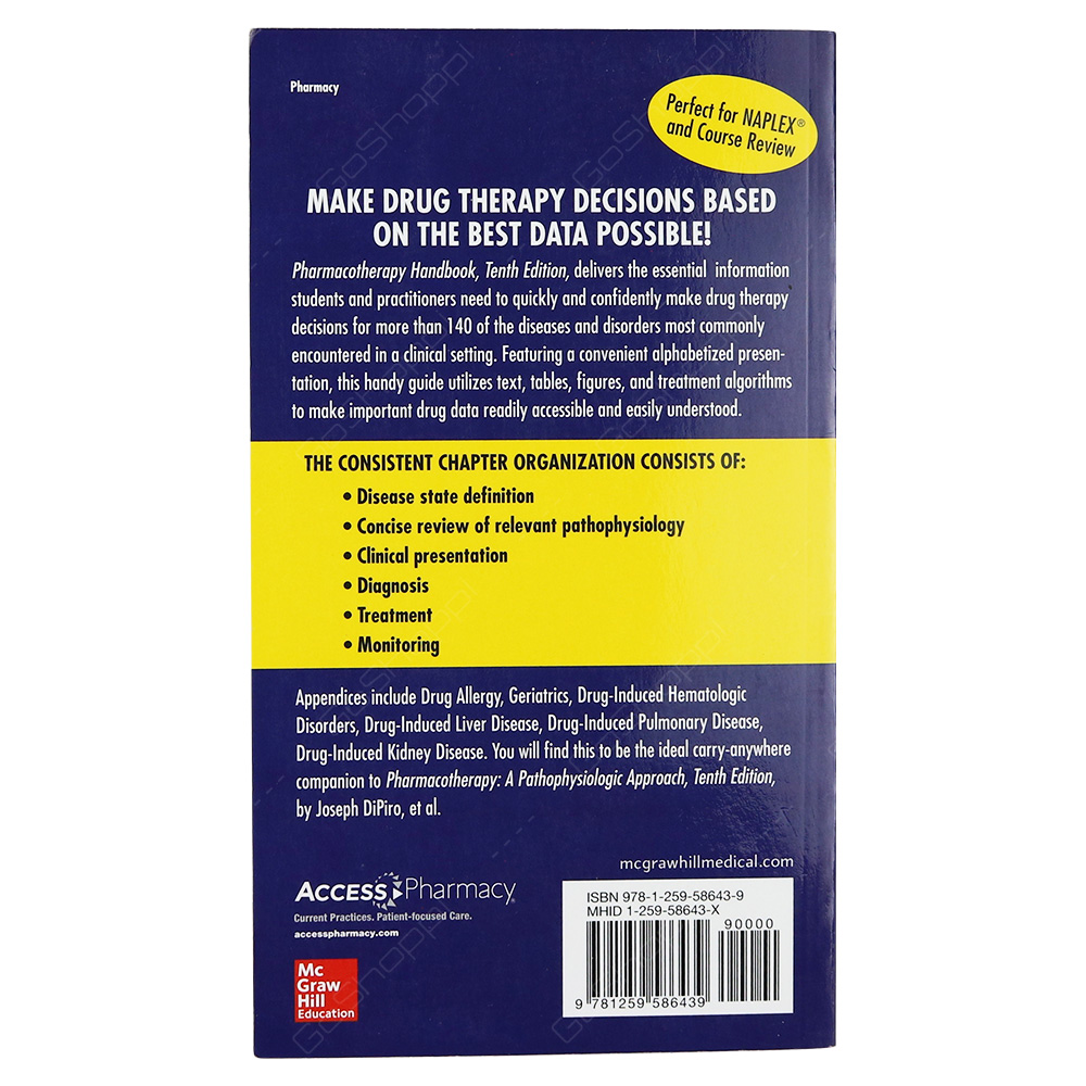 Pharmacotherapy Handbook 10th Edition