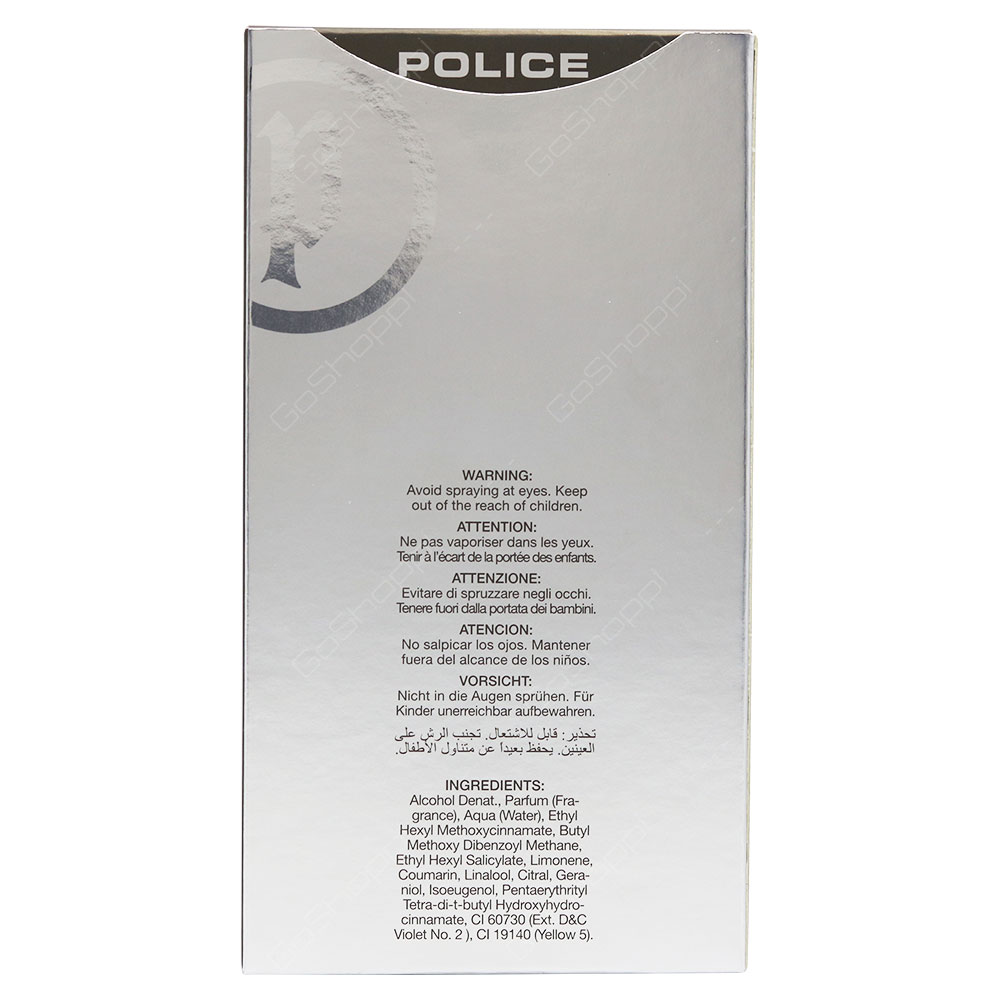Police Original Pour Homme Eau De Toilette 100ml