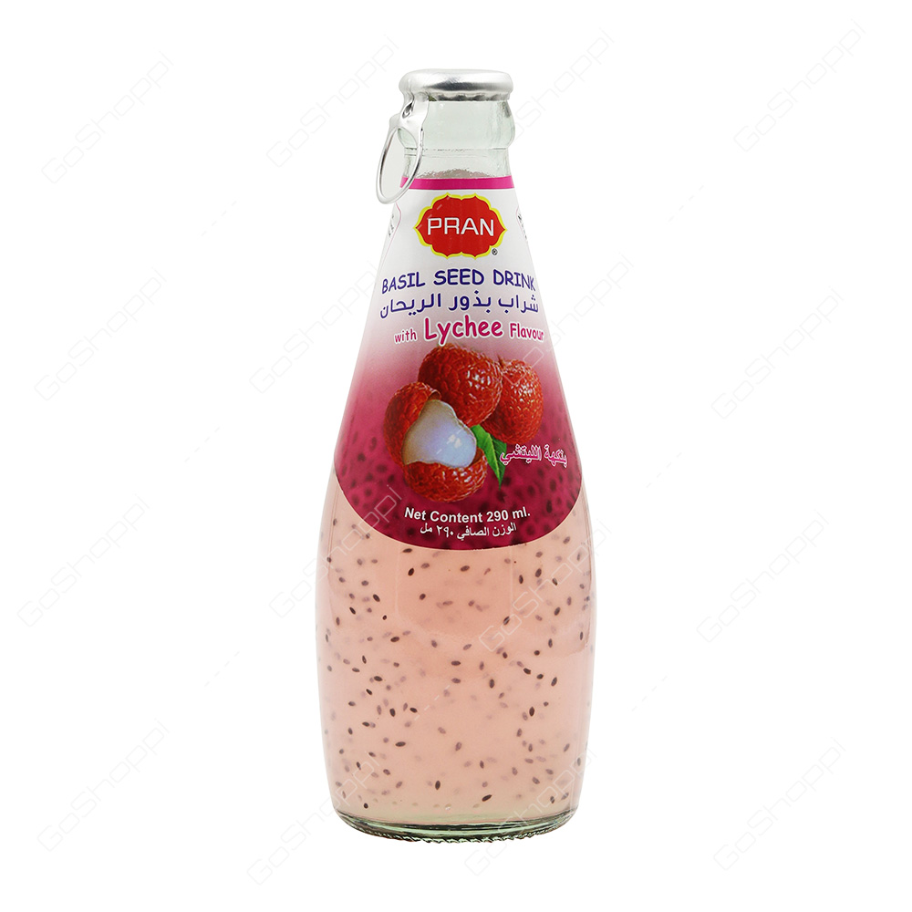 Pran Basil Seed Drink Lychee Flavour 290 ml Buy Online