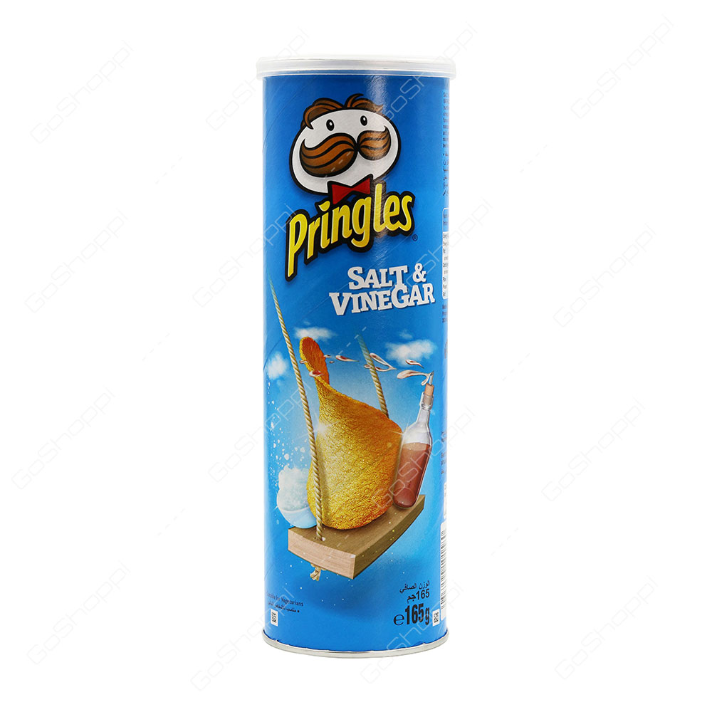 Pringles Salt And Vinegar Chips 165 g