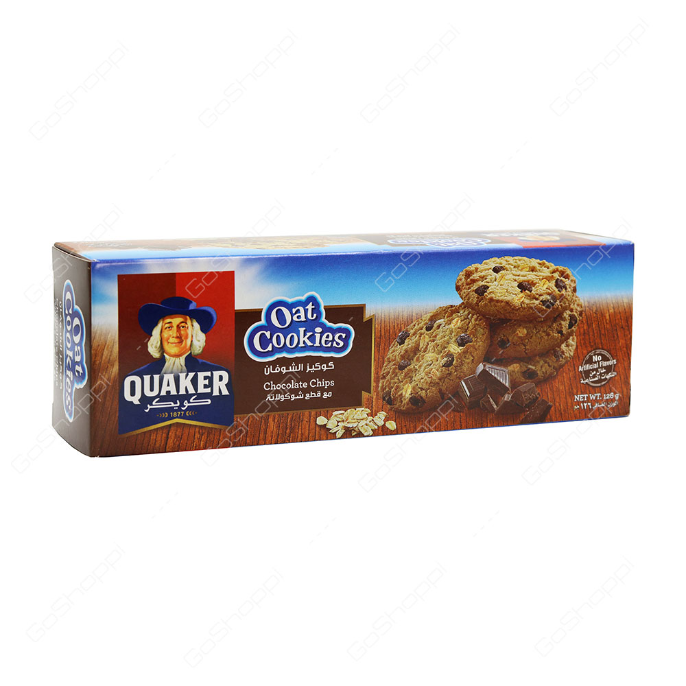 Quaker Chocolate Chips Oat Cookies 126 g