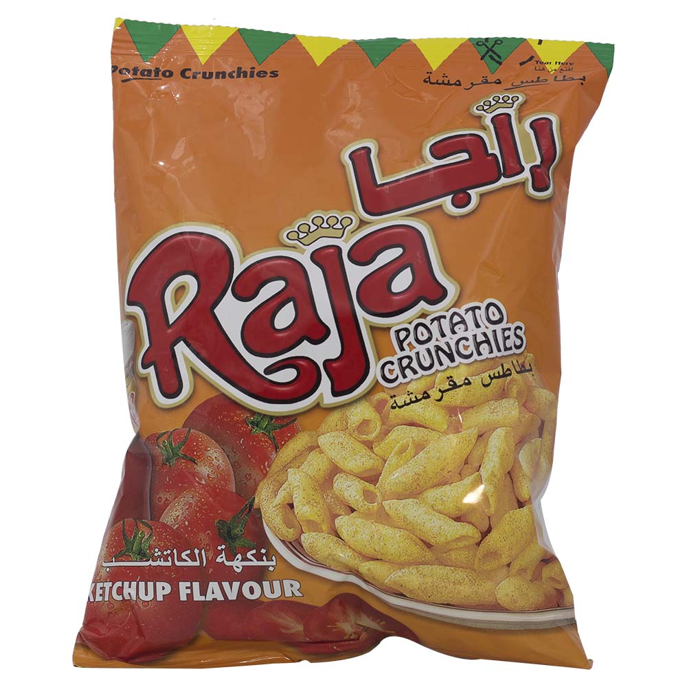Raja Potato Crunchies Ketchup Flavour 70g