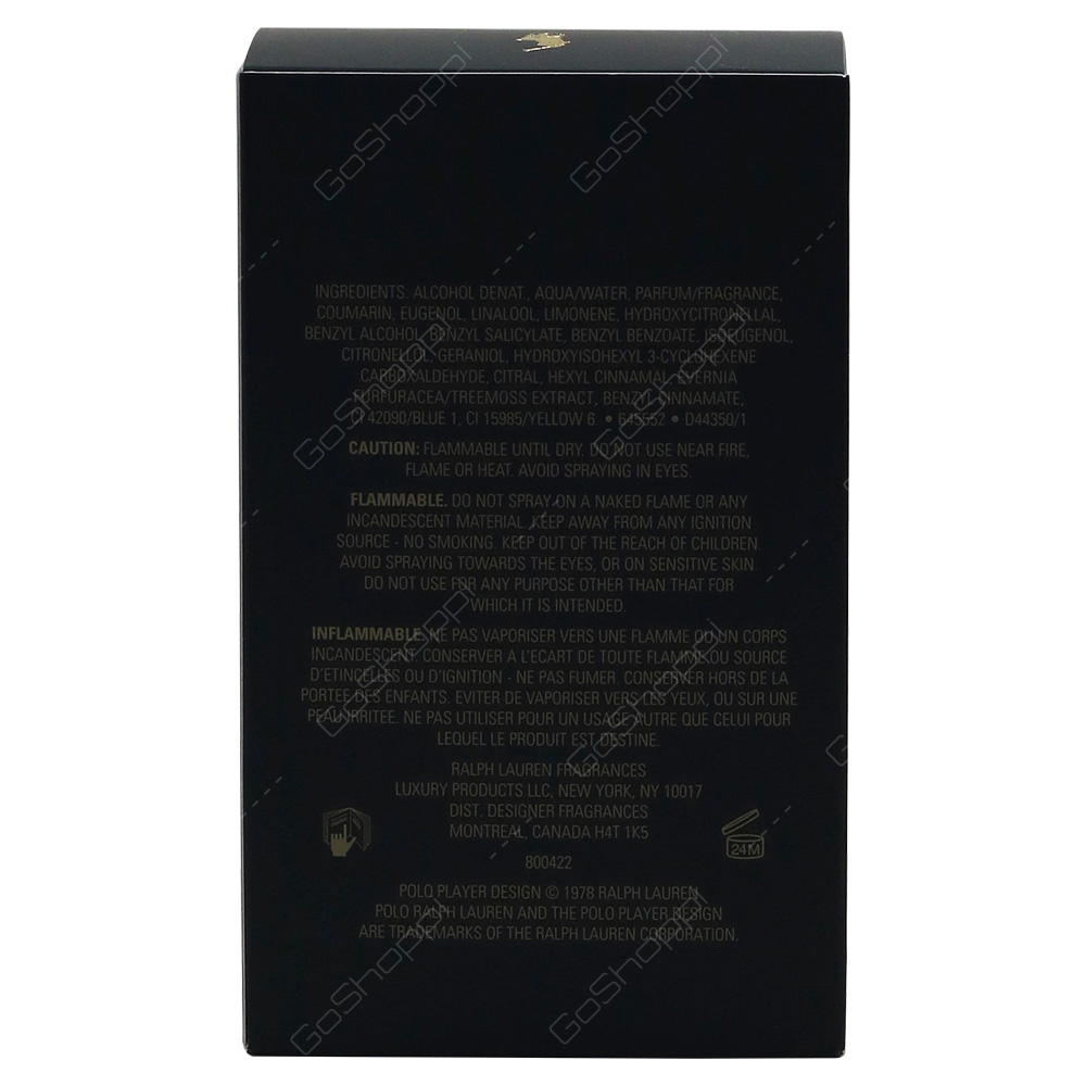 Ralph Lauren Polo For Men Eau De Toilette 118ml