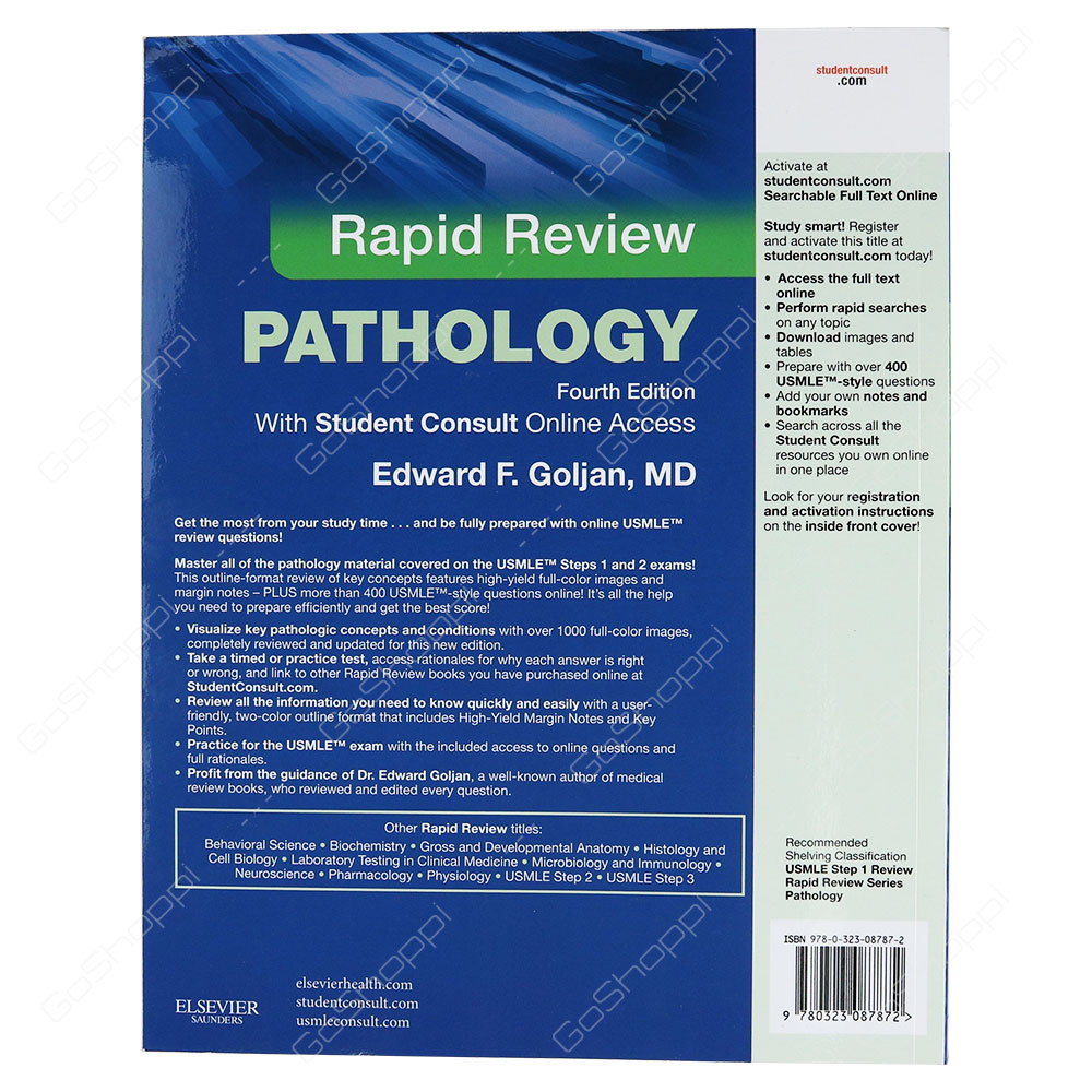 Rapid Review Pathology By Edward F. Goljan
