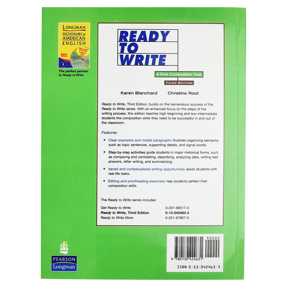 Ready To Write - A First Composition Text 3rd Edition