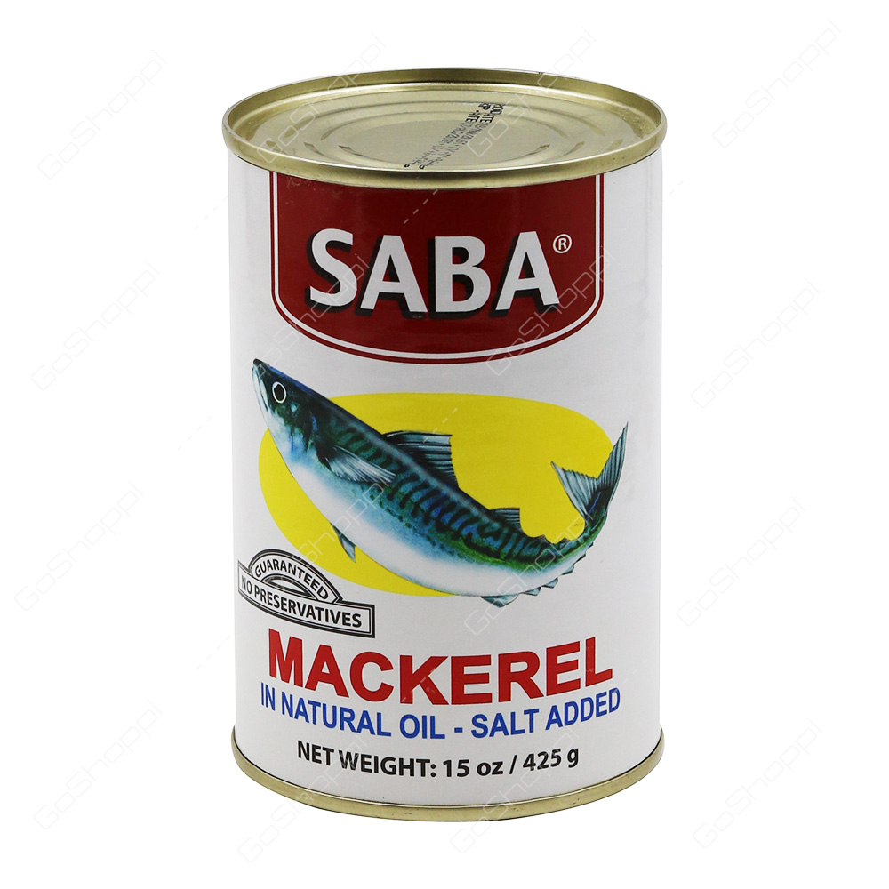 Saba Mackerel In Natural Oil Salt Added 425 g Buy Online
