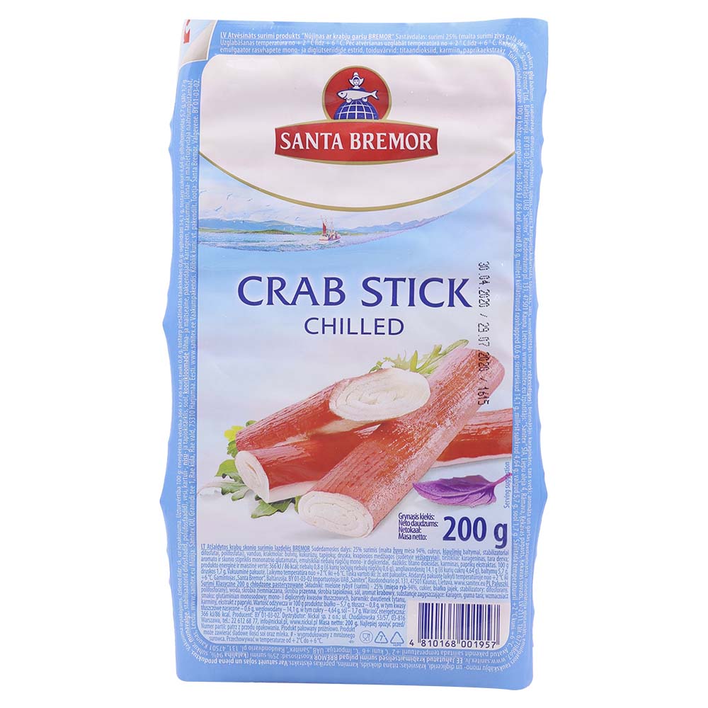 Santa Bremor Crab Stick Chilled 200g