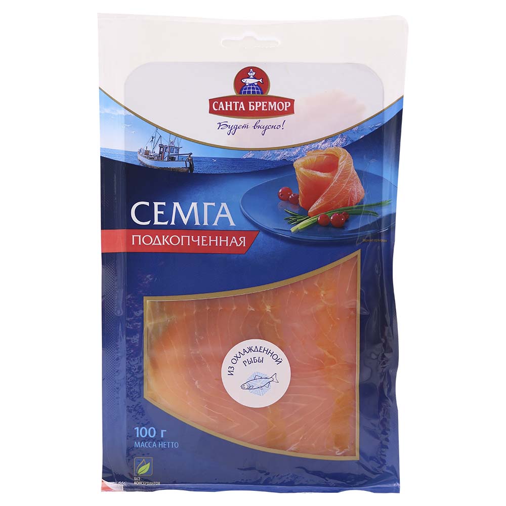 Santa Bremor Salmon Fillet Slices 100g