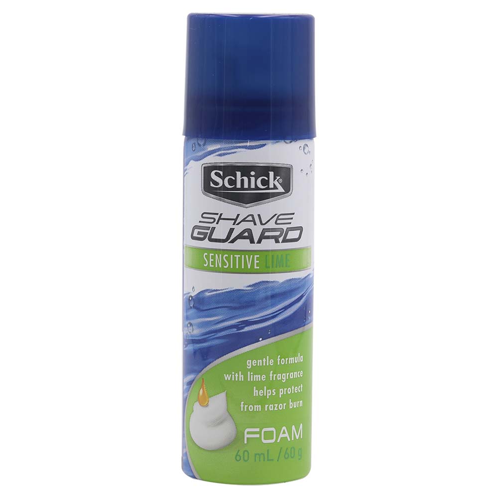 Schick Shave Guard Sensitive Lime Foam 60ml Buy Online
