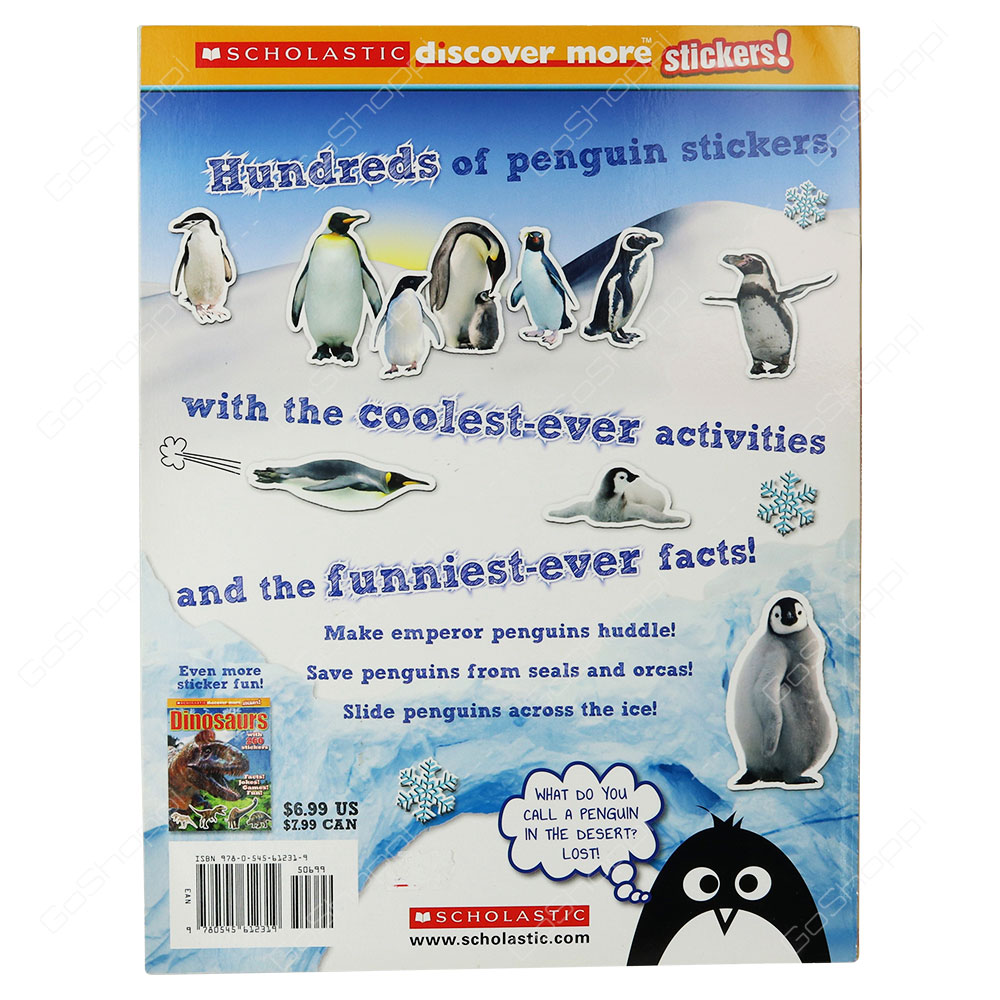 Scholastic Discover More With Stickers Penguins
