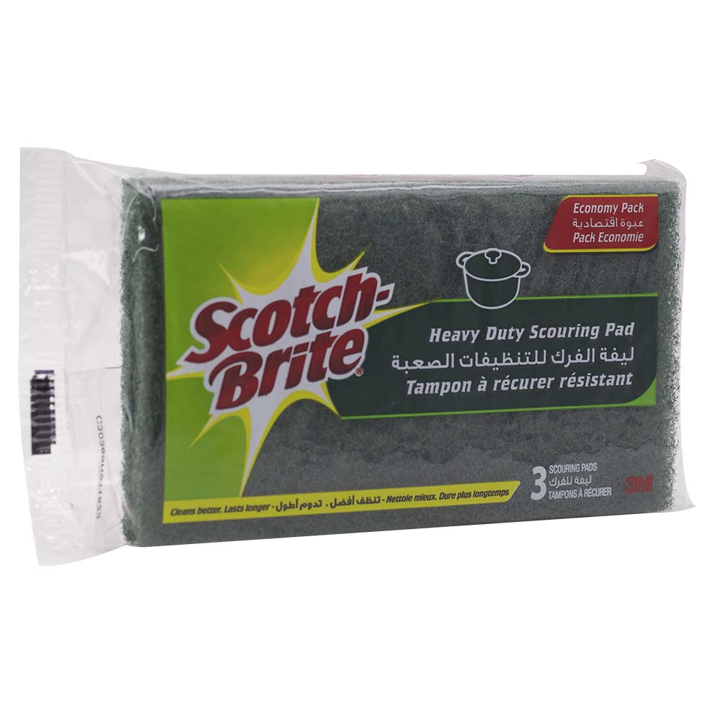 Scotch Brite Heavy Duty Scouring Pads 3pcs