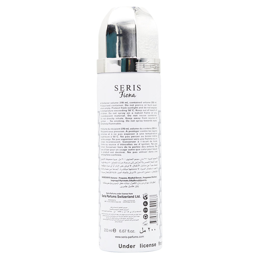 Series Fiona Deodorant Body Spray For Women 200ml