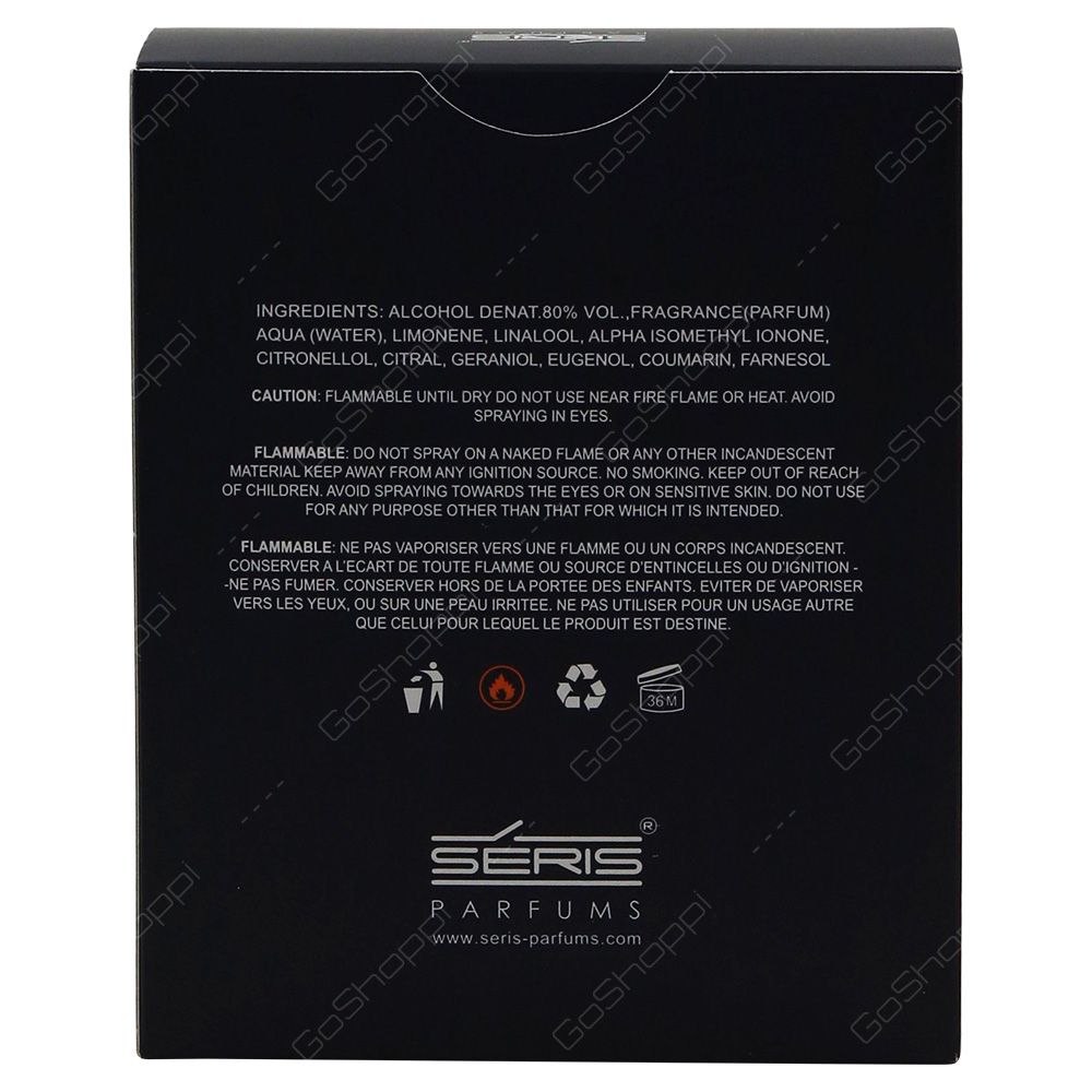 Seris Splendor Noir For Men Eau De Parfum 100ml