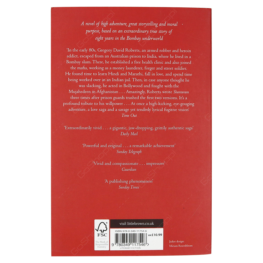 Shantaram By Gregory David Roberts