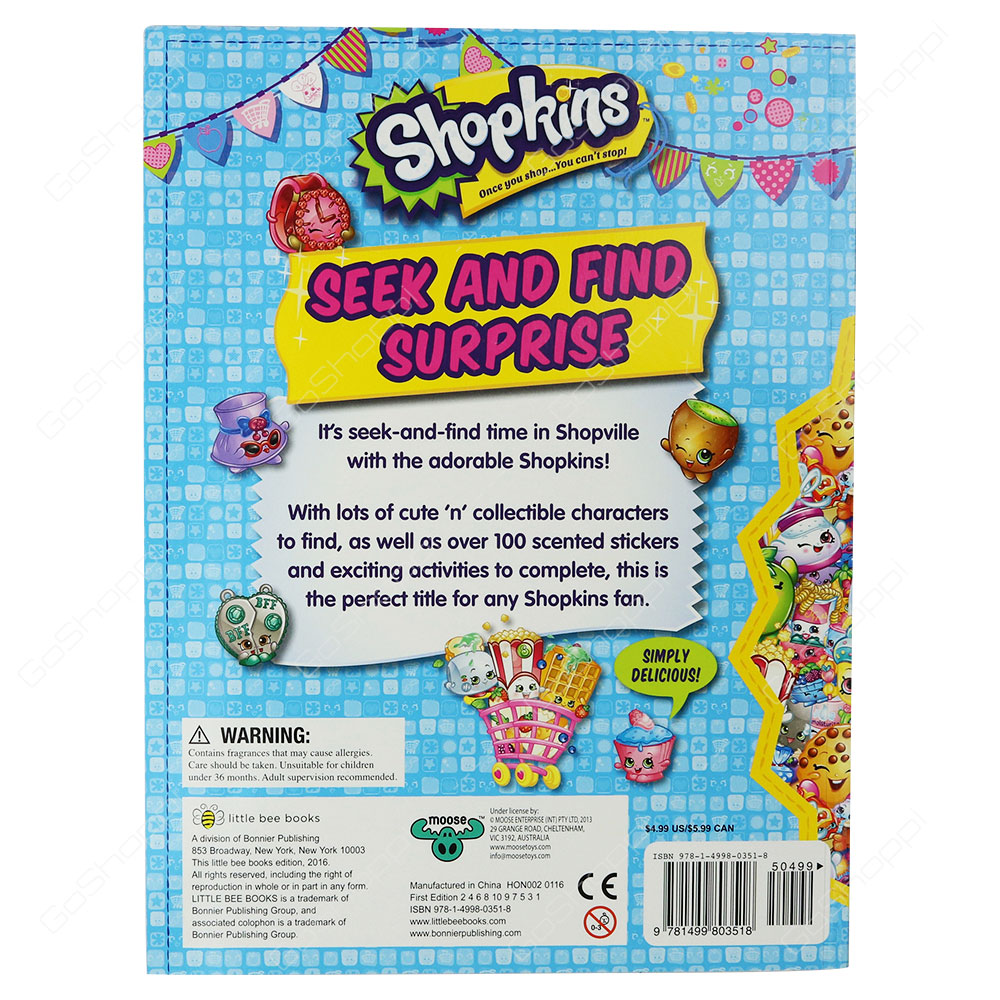 Shopkins - Seek And Find Surprise
