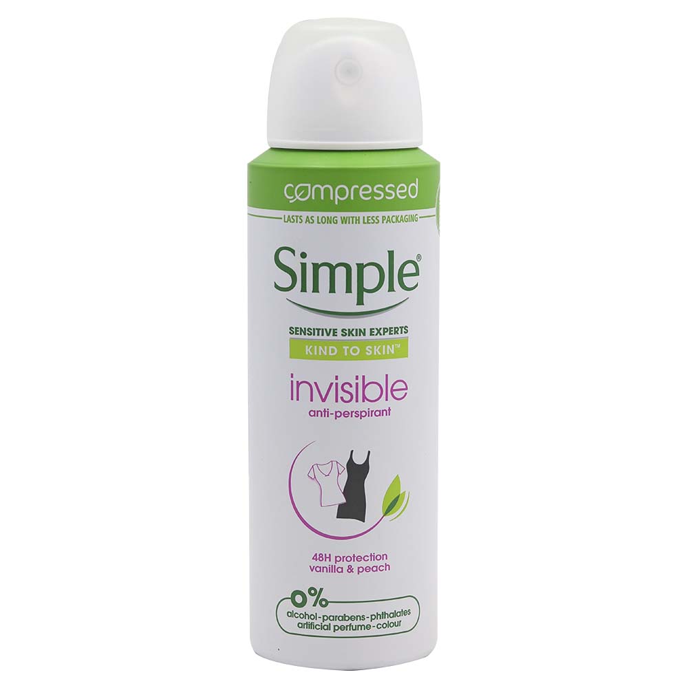 Simple Invisible 48H Protection Anti-Perspirant 125ml