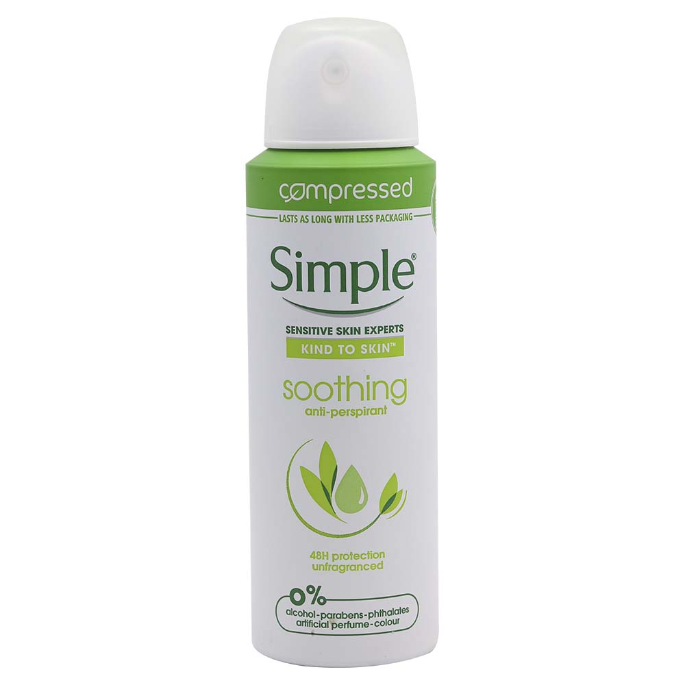 Simple Soothing 48H Protection Anti-Perspirant 125ml