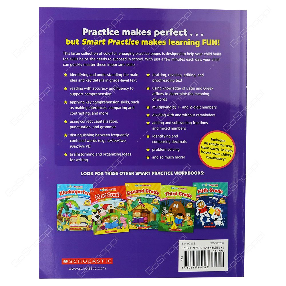 Smart Practice Workbook - Fourth Grade Age 8-9