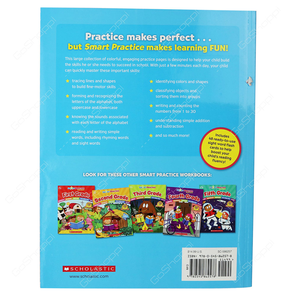 Smart Practice Workbook - Kindergarten Age 4-5