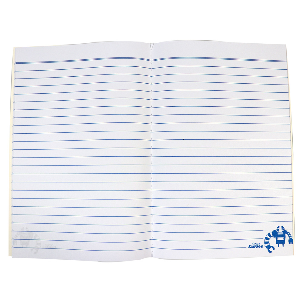 Smily A5 Lined Exercise Notebook - Blue