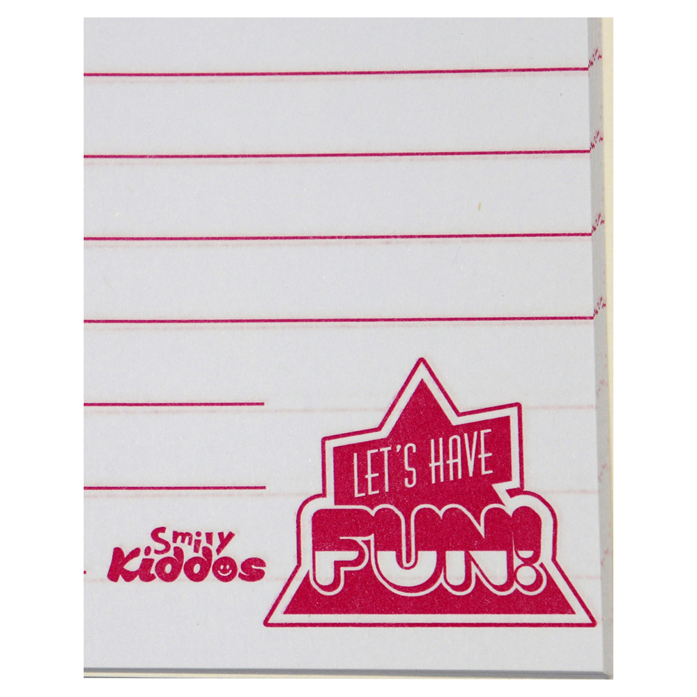 Smily A5 Lined Exercise Notebook - Pink