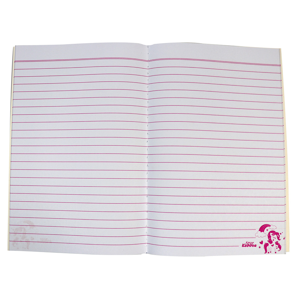Smily A5 Lined Exercise Notebook - Pink