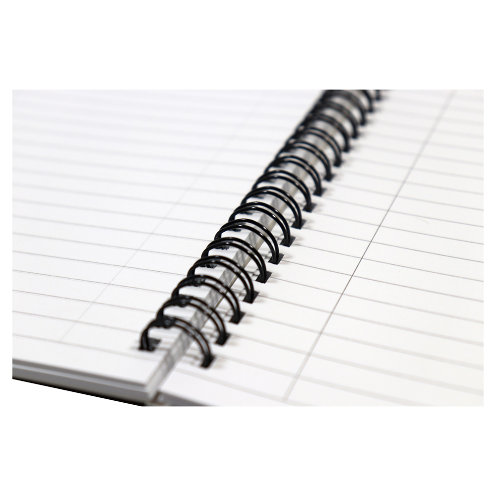 Smily A5 Lined Notebook - Black