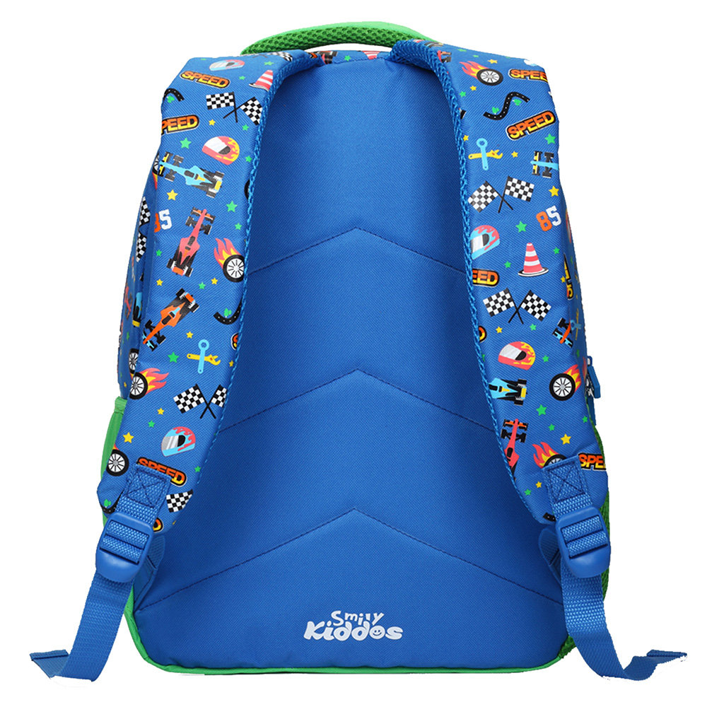Smily Dual Color Backpack - Blue