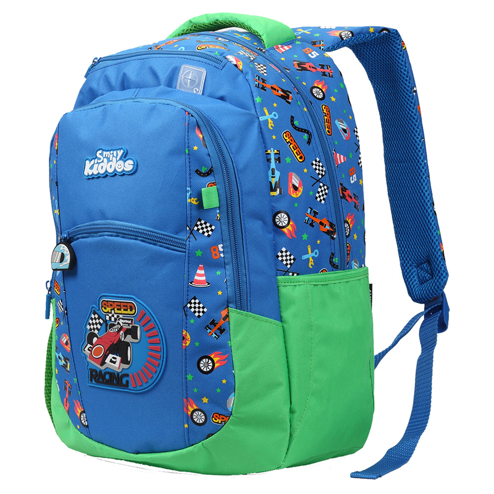 Smily Dual Color Backpack - Blue