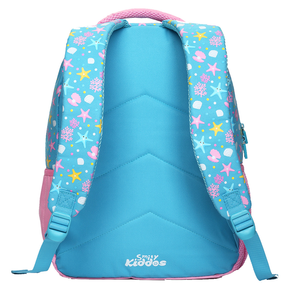 Smily Dual Color Backpack - Light Blue