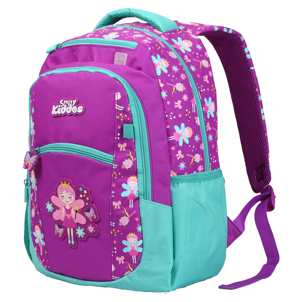 Smily Dual Color Backpack - Purple