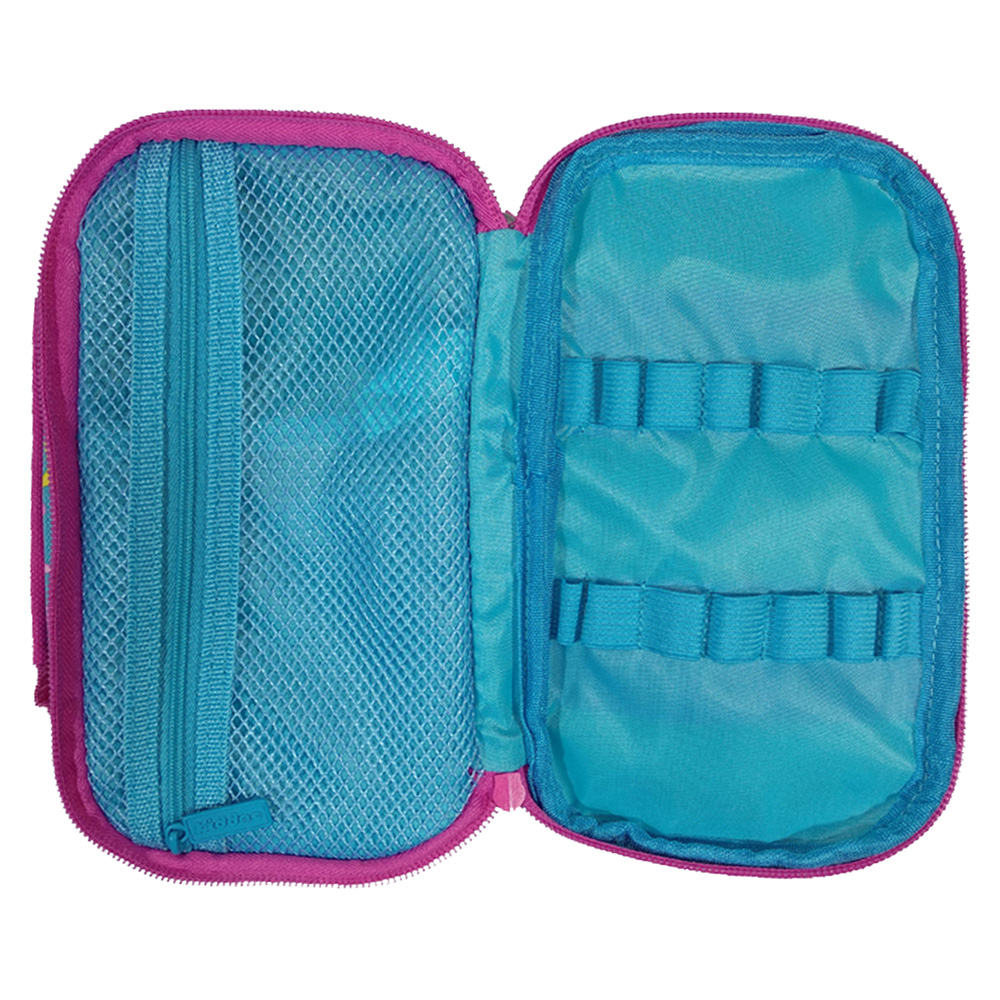 Smily Multipurpose Pencil Case - Light Blue