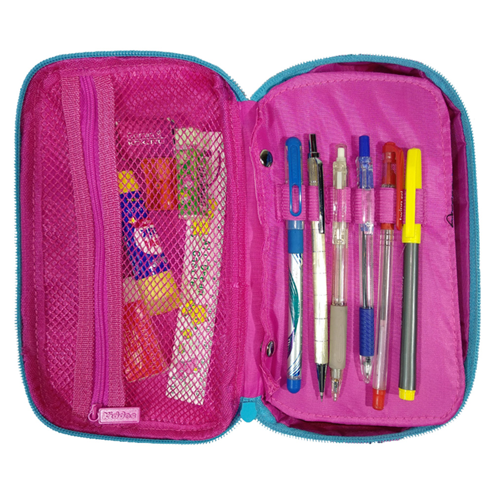 Smily Multipurpose Pencil Case - Pink