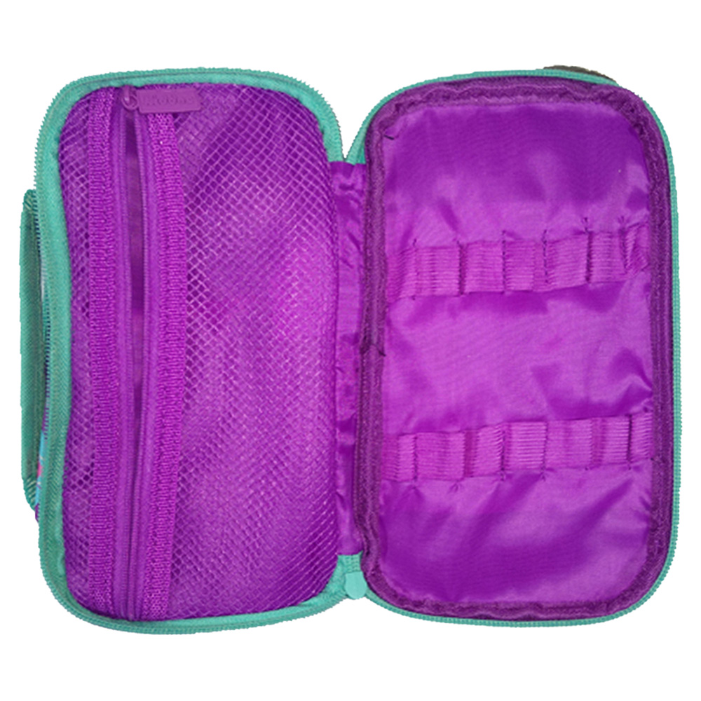 Smily Multipurpose Pencil Case - Purple