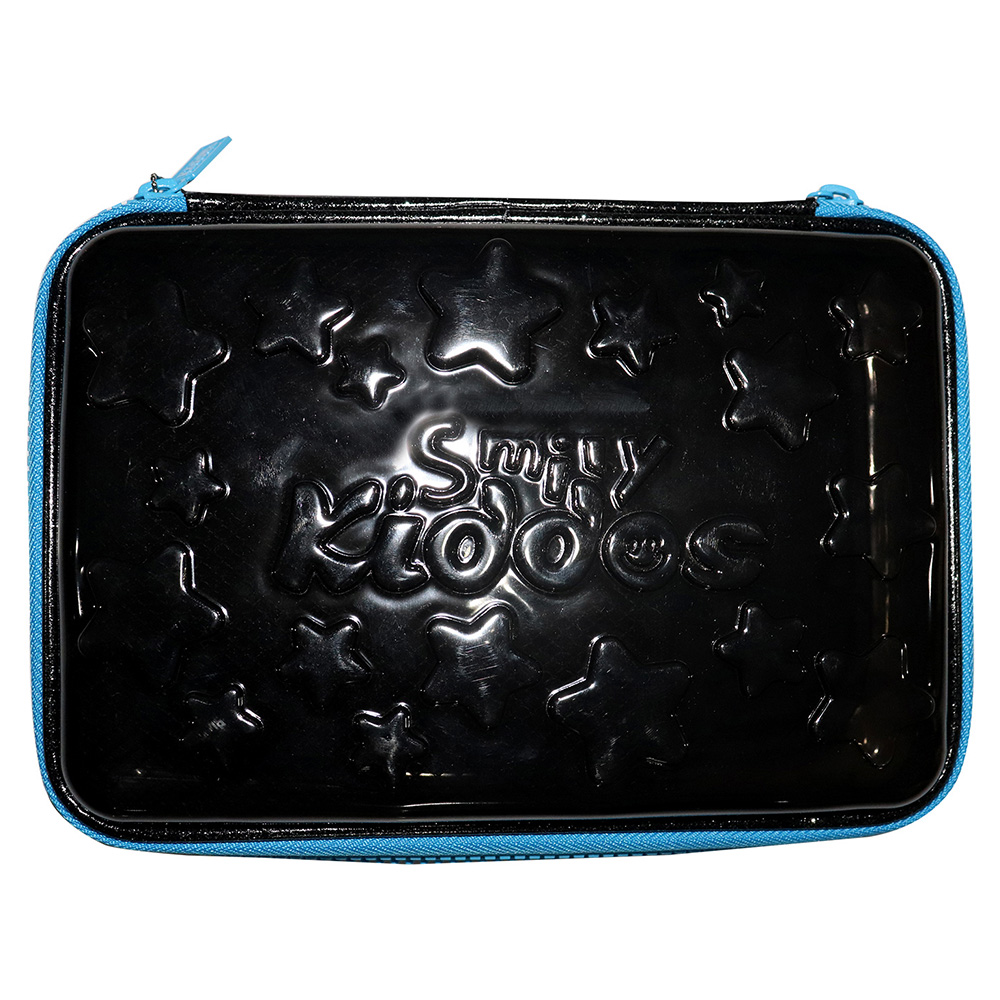 Smily PVC Pencil Case - Black