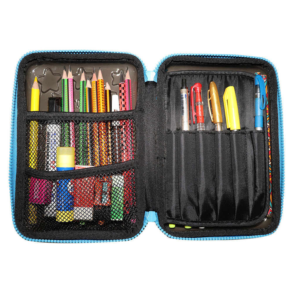 Smily PVC Pencil Case - Black