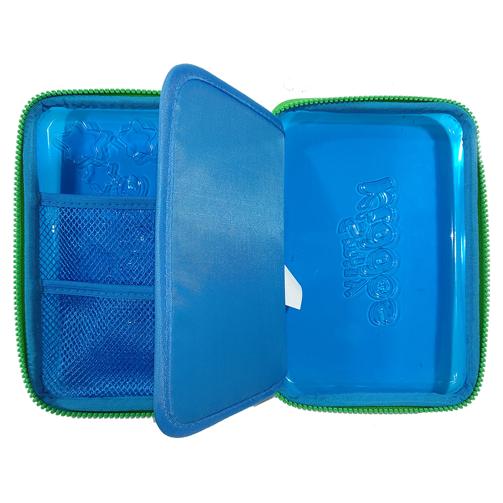 Smily PVC Pencil Case - Blue