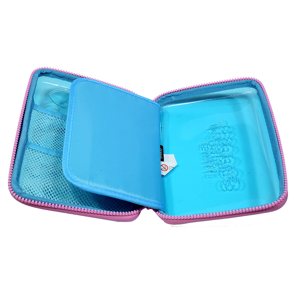 Smily PVC Pencil Case - Light Blue