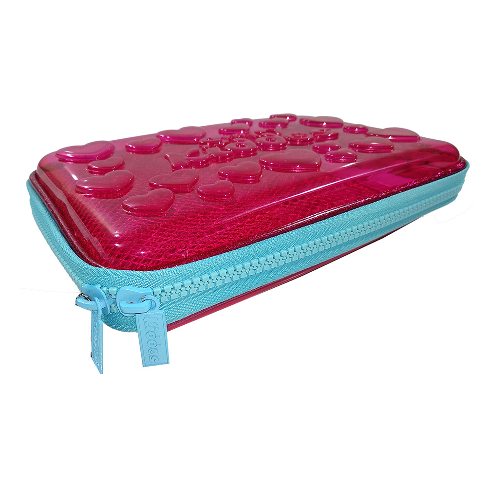 Smily PVC Pencil Case - Pink