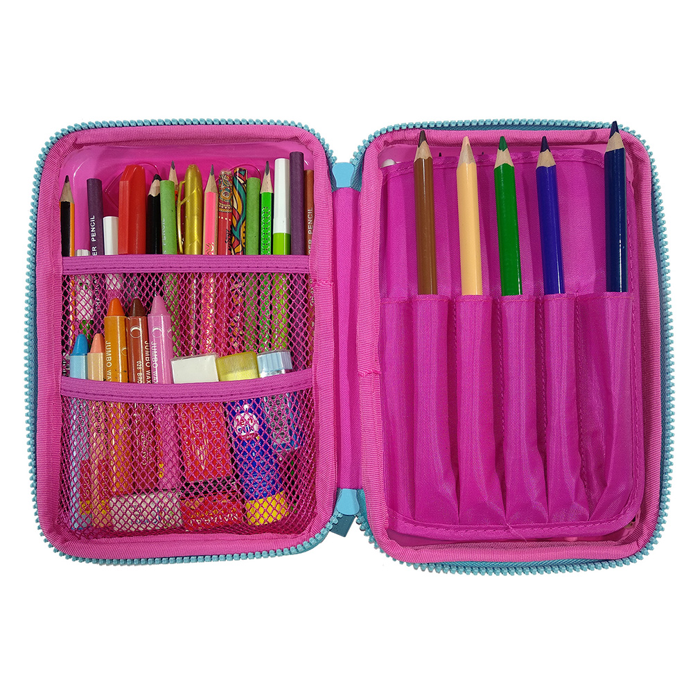 Smily PVC Pencil Case - Pink