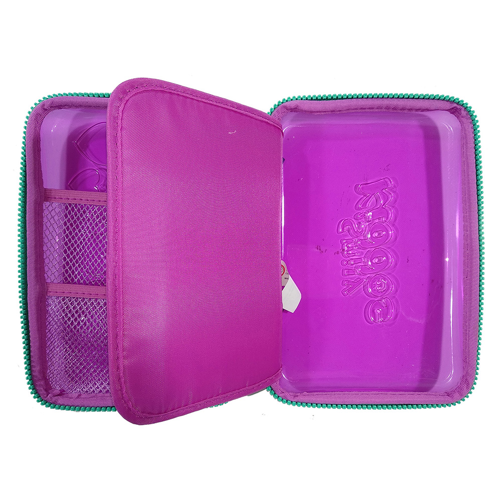 Smily PVC Pencil Case - Purple