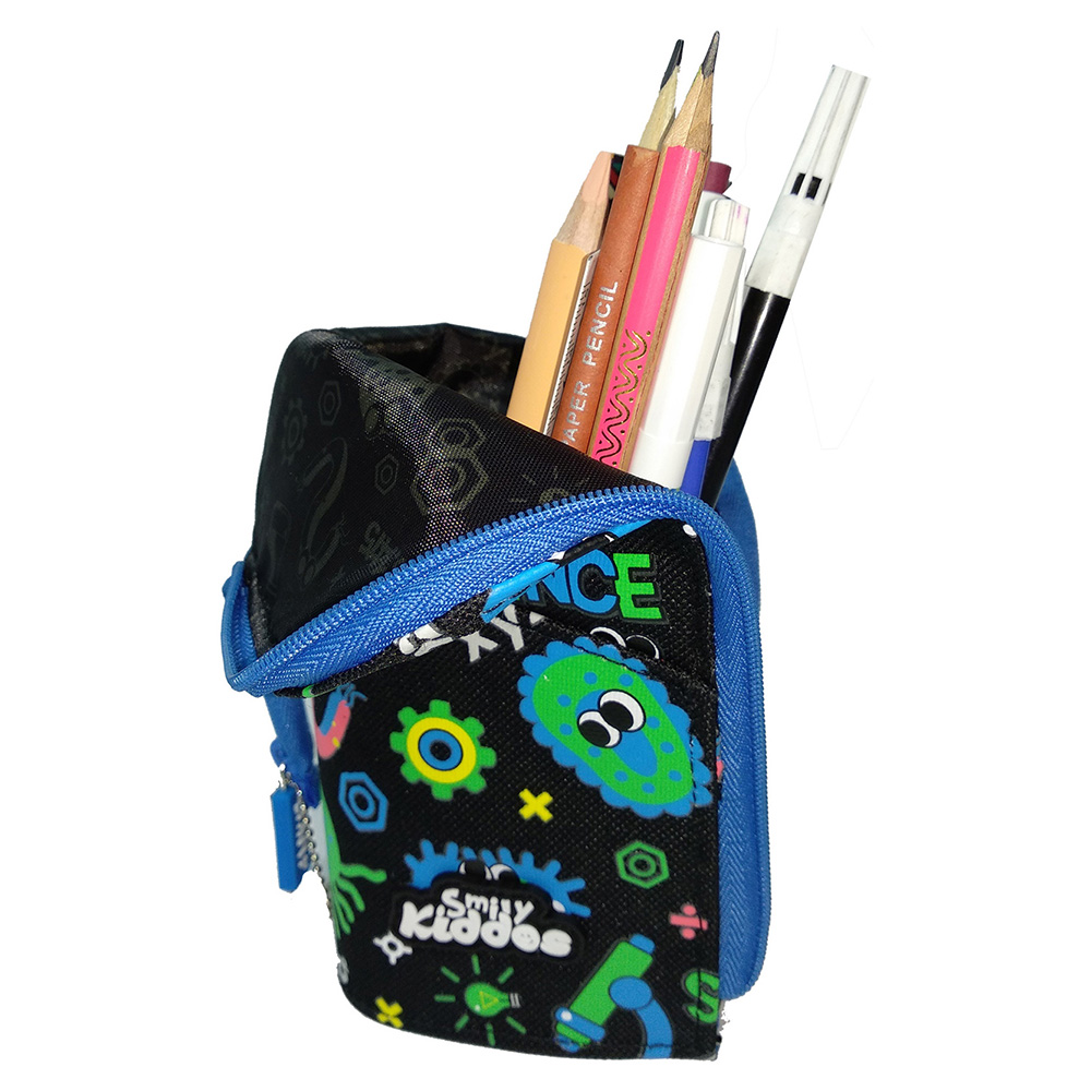 Smily Pen Holder Case - Black