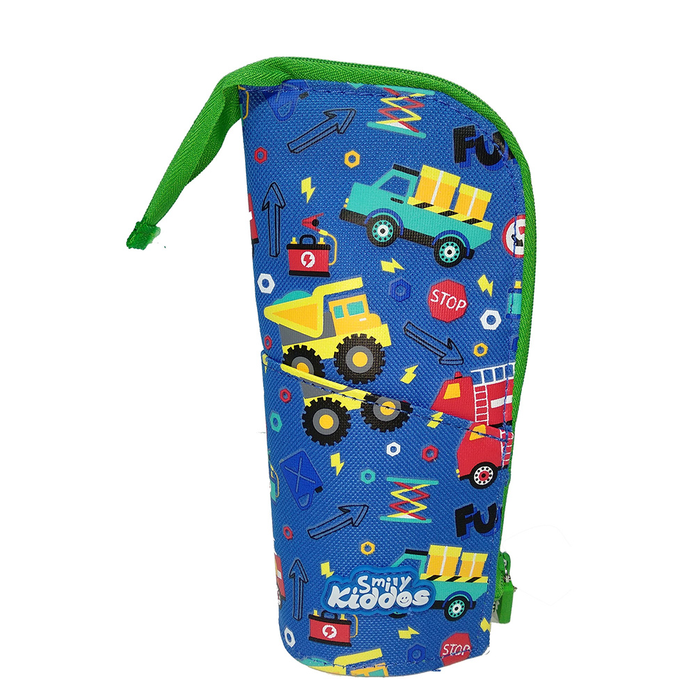 Smily Pen Holder Case - Blue