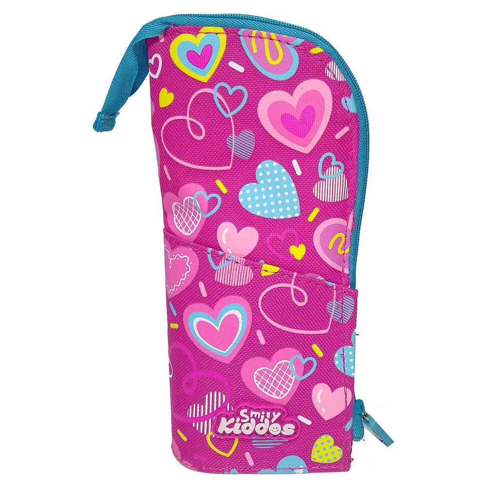 Smily Pen Holder Case - Pink